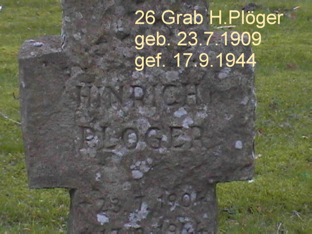 Grabstein Hinrich Ploeger in Wilhelmshaven 26